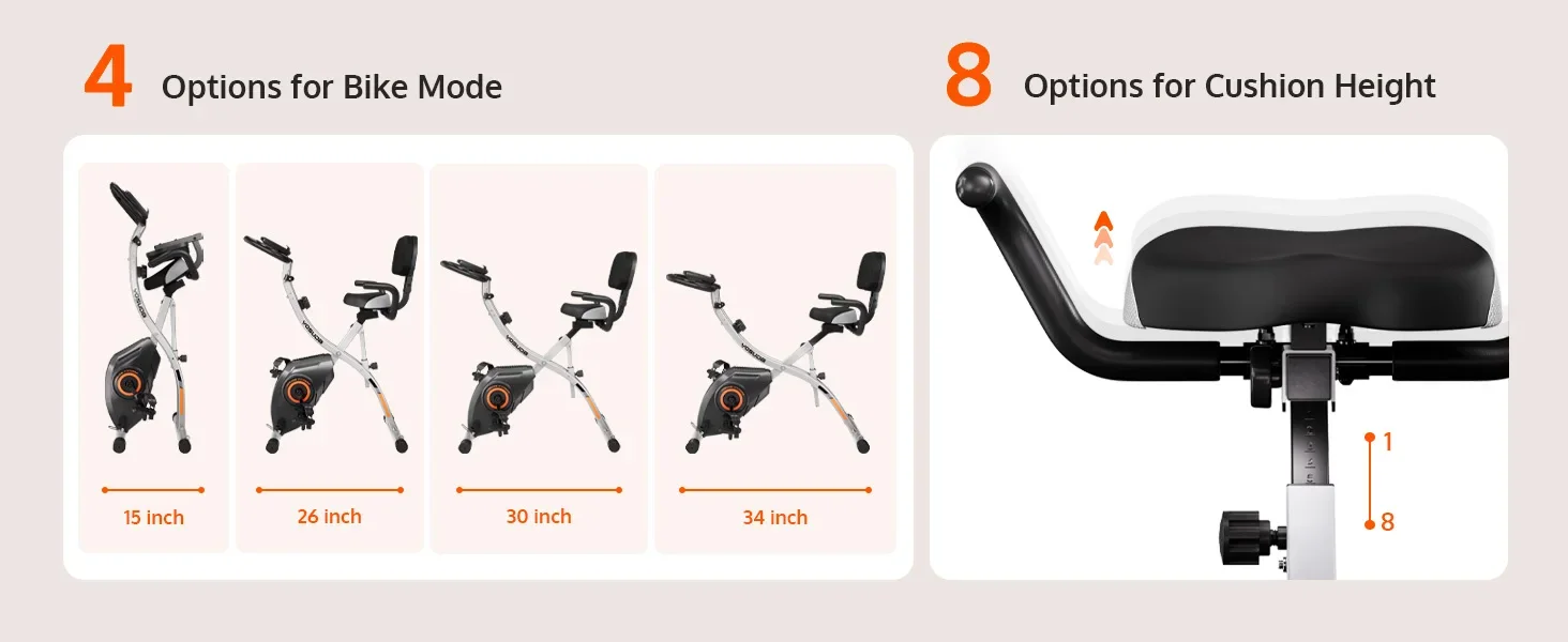 foldable exercise bike for home