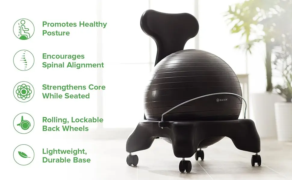 Gaiam Classic Balance Ball Chair